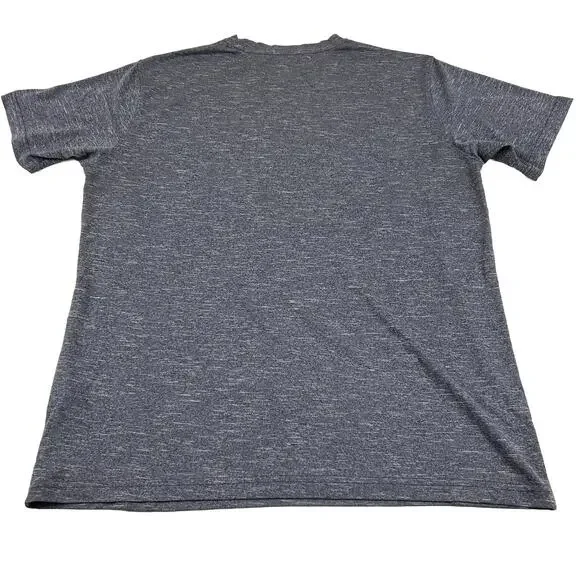 Champion Michigan Wolverines TShirt Mens L Navy Blue Yellow Active Short Sleeve - Picture 2 of 7